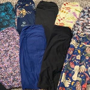 Lot of 9 LULAROE Leggings